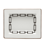 Ginori Catene Black Rectangular Vide Poche